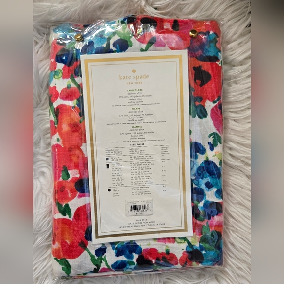 Kate Spade Rosa Terrace Table Cloth - Picture 2 of 6